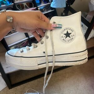 Used leather converse